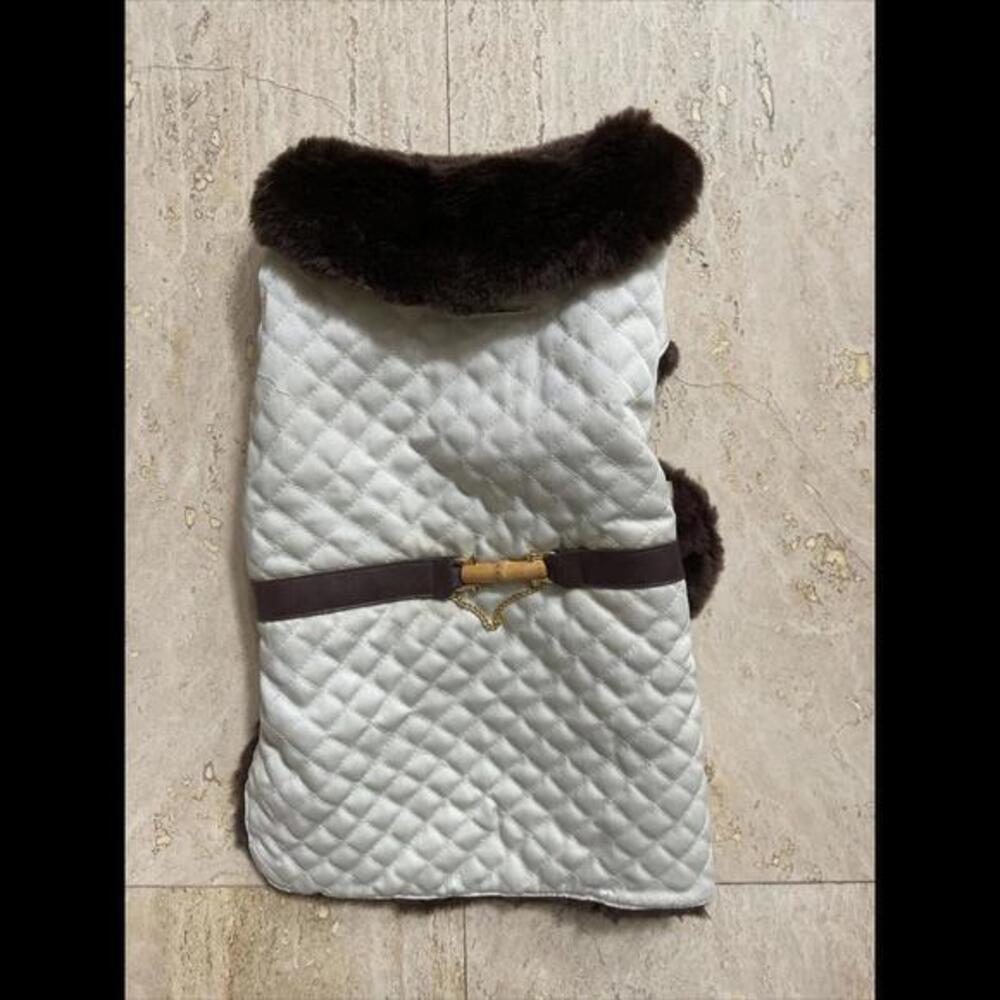 Boots Barkley Beige/Tan‎ Sherpa Dog Vest Jacket Pet Large NWOT